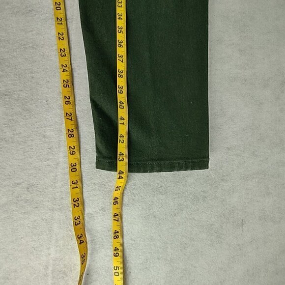 Liz Claiborne Womens Green Classic Fit Five Pocket Lizwear Cotton Jeans Size 16 - Picture 8 of 10